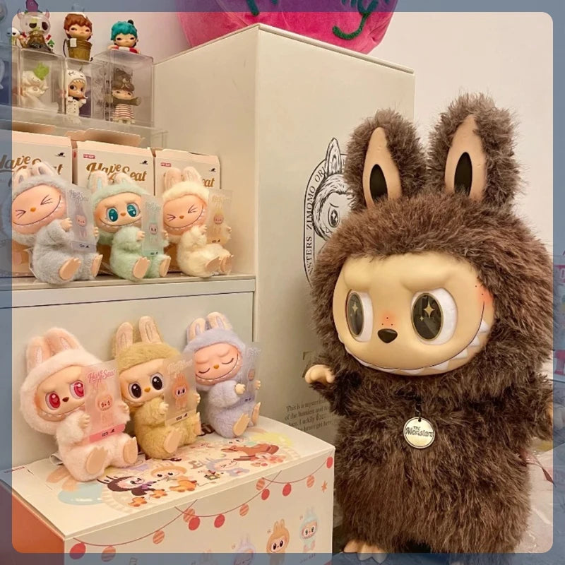 LABUBU COLLECTIBLES PLUSH DOLL KEYCHAIN
